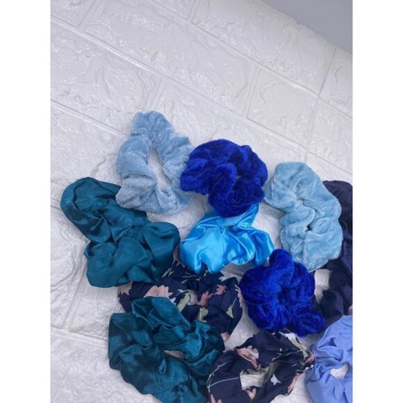 14pcs Hair Scrunchies Velvet Elastics Bobbles Ponytail Holder Hair Bands Scrunch - Picture 4 of 11